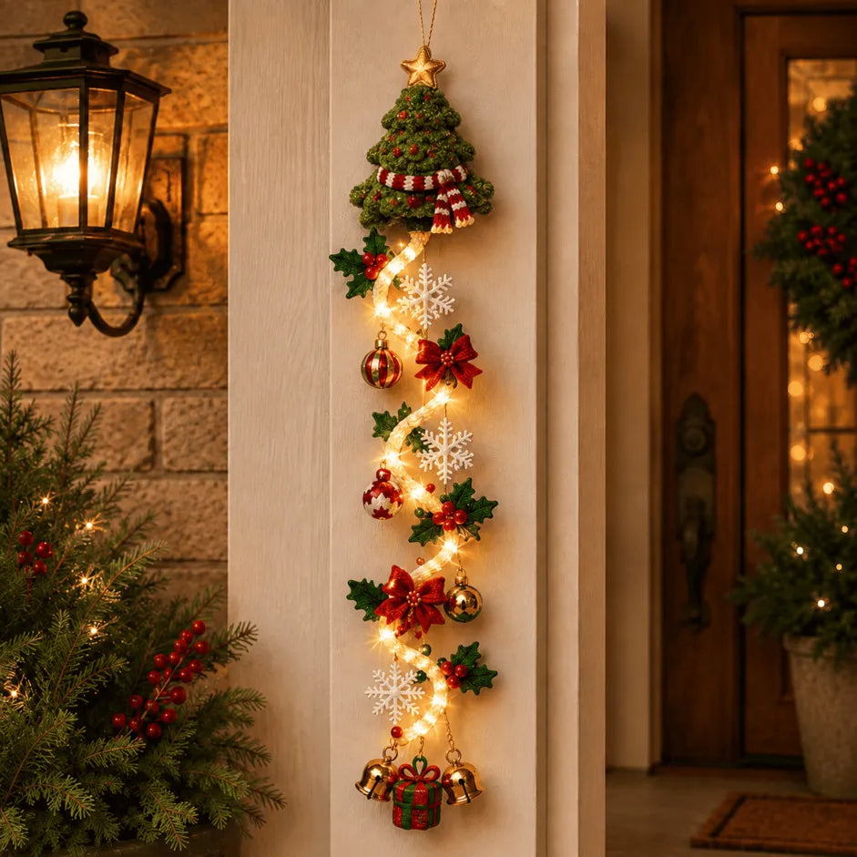 🎅🎄 Glowing Christmas Door Hanger