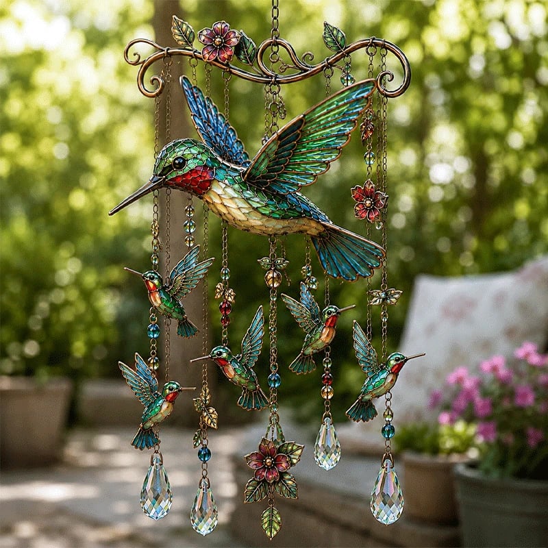 🔥Last Day 69% OFF🐦🎐Graceful Hummingbird Wind Chime