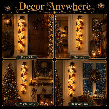 🎅🎄 Glowing Christmas Door Hanger