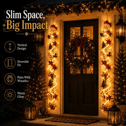 🎅🎄 Glowing Christmas Door Hanger
