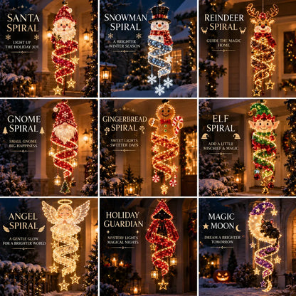 🎄Christmas Magic Spiral™ Hanging LED Light Collection